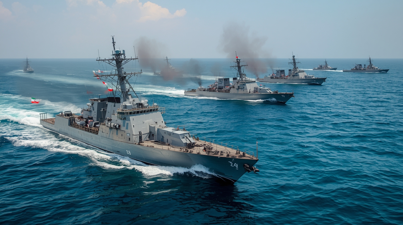 US sinking Iranian boats Strait of Hormuz