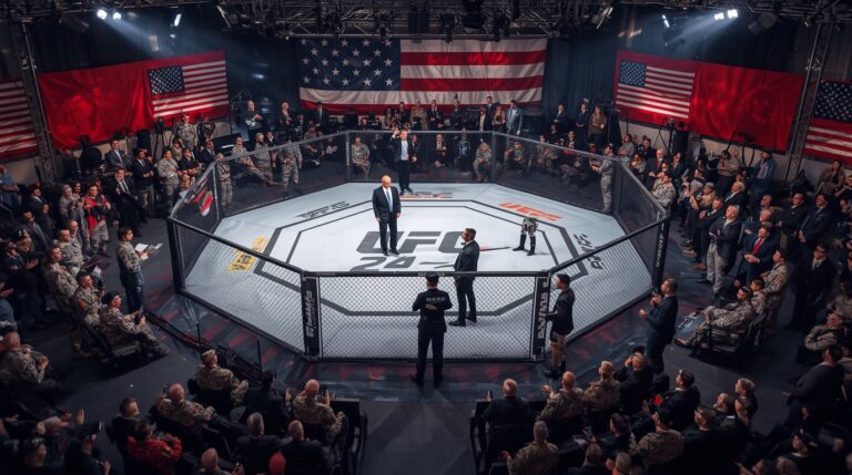 UFC fight for the troops