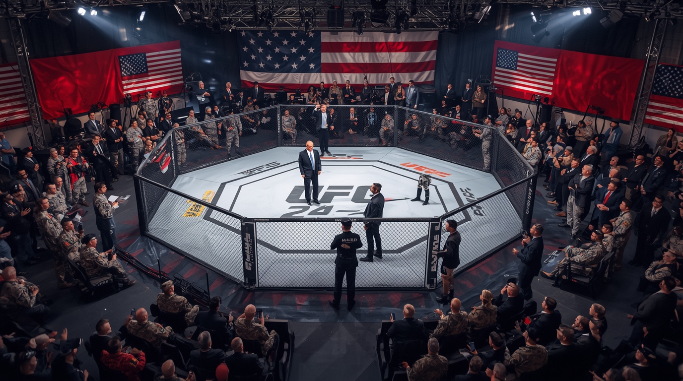 UFC fight for the troops